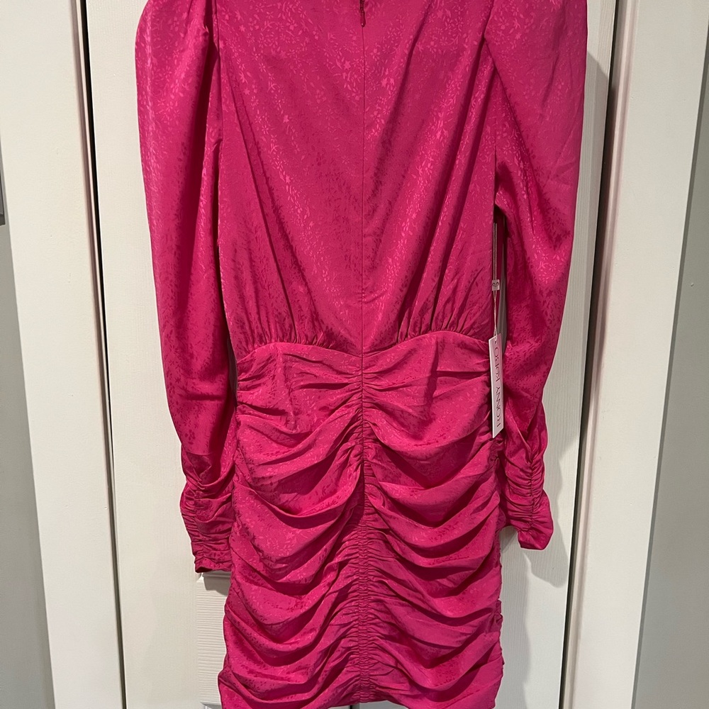 NWT Ronny Kobo Fuchsia Bow Dress (Size M) - Picture 9 of 10